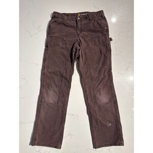 Carhartt Original Fit Women's Brown Double Knee Work Pants